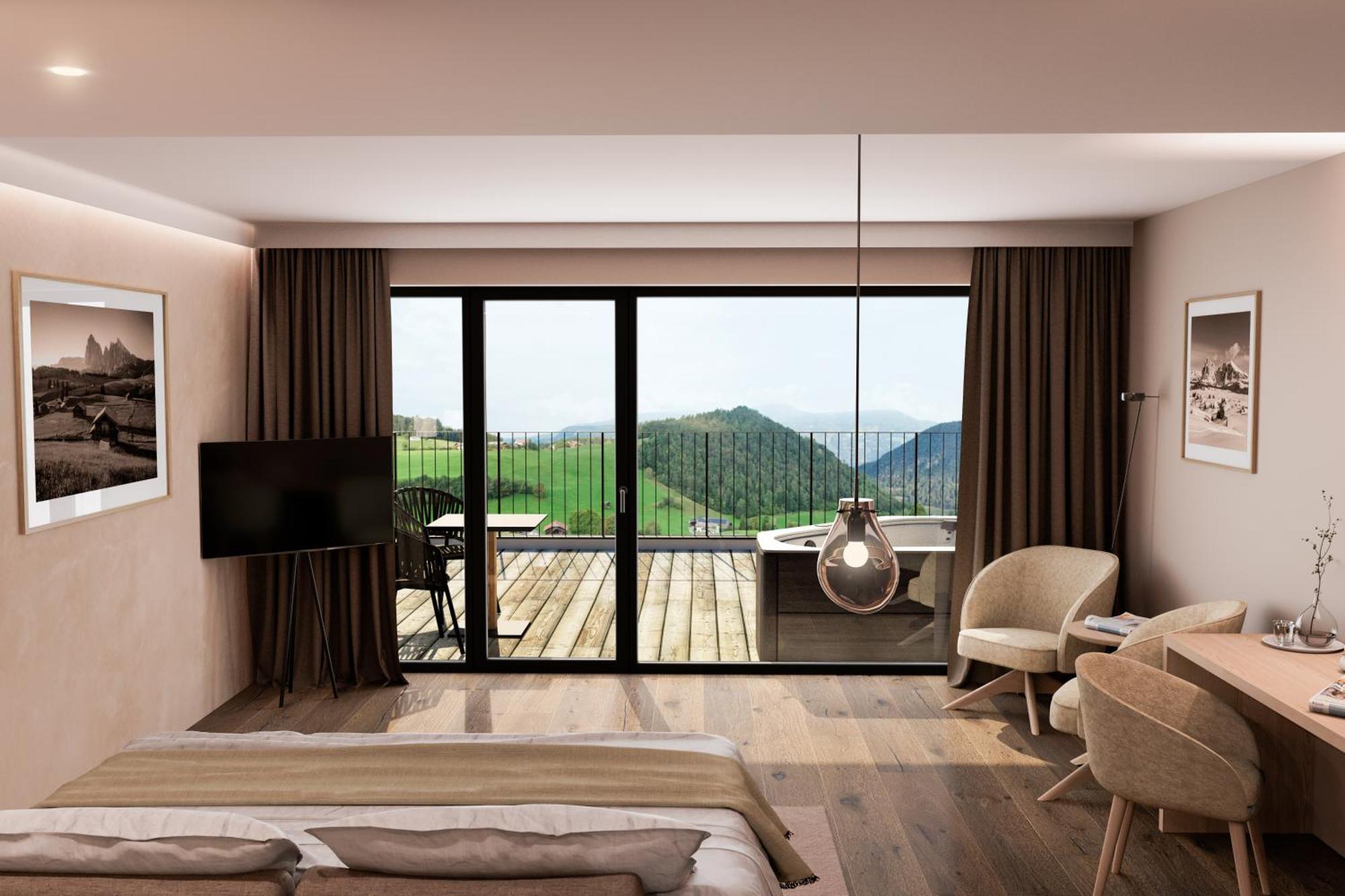 Hotel Alpenflora Castelrotto Chambre photo