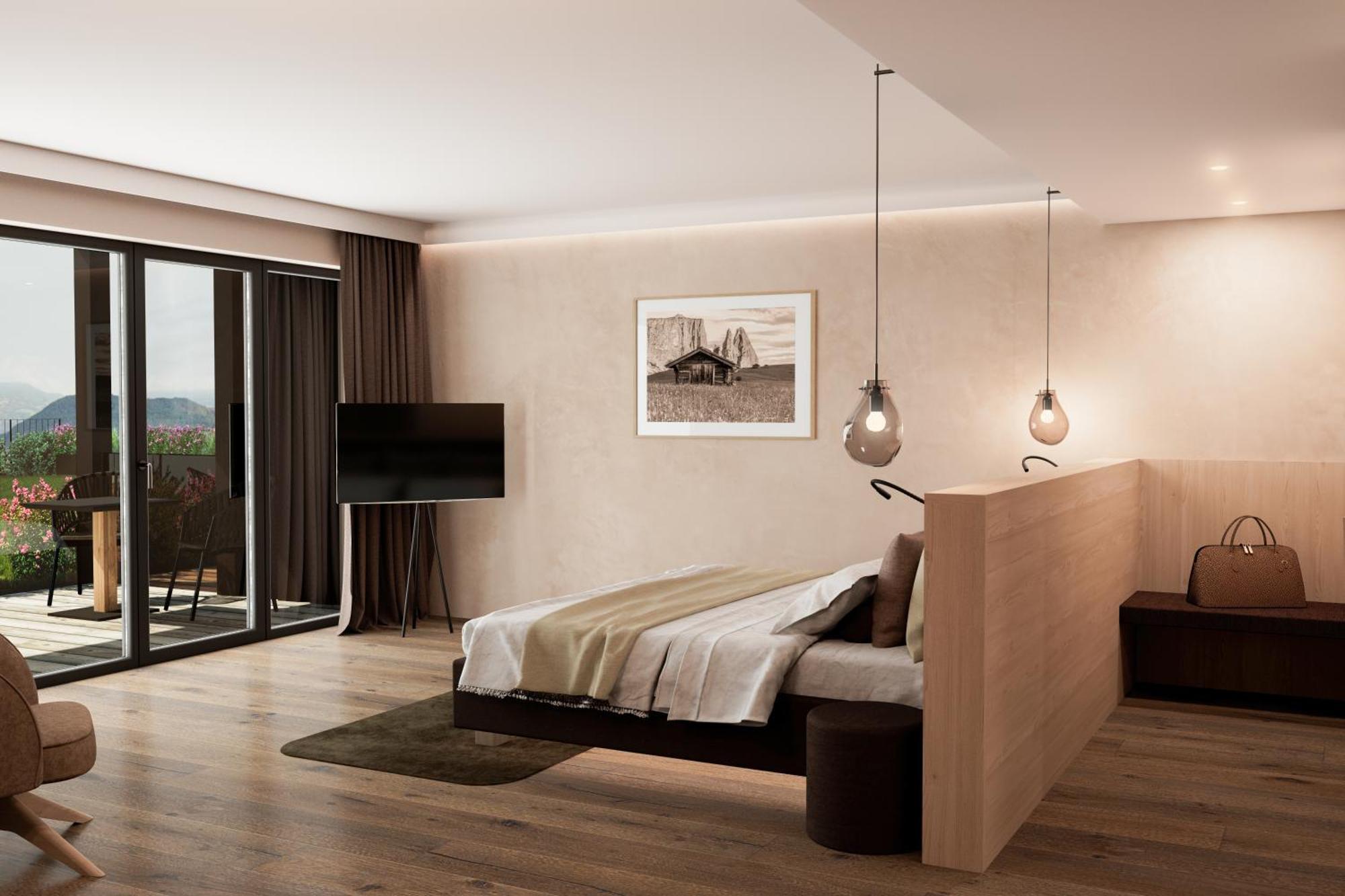 Hotel Alpenflora Castelrotto Chambre photo