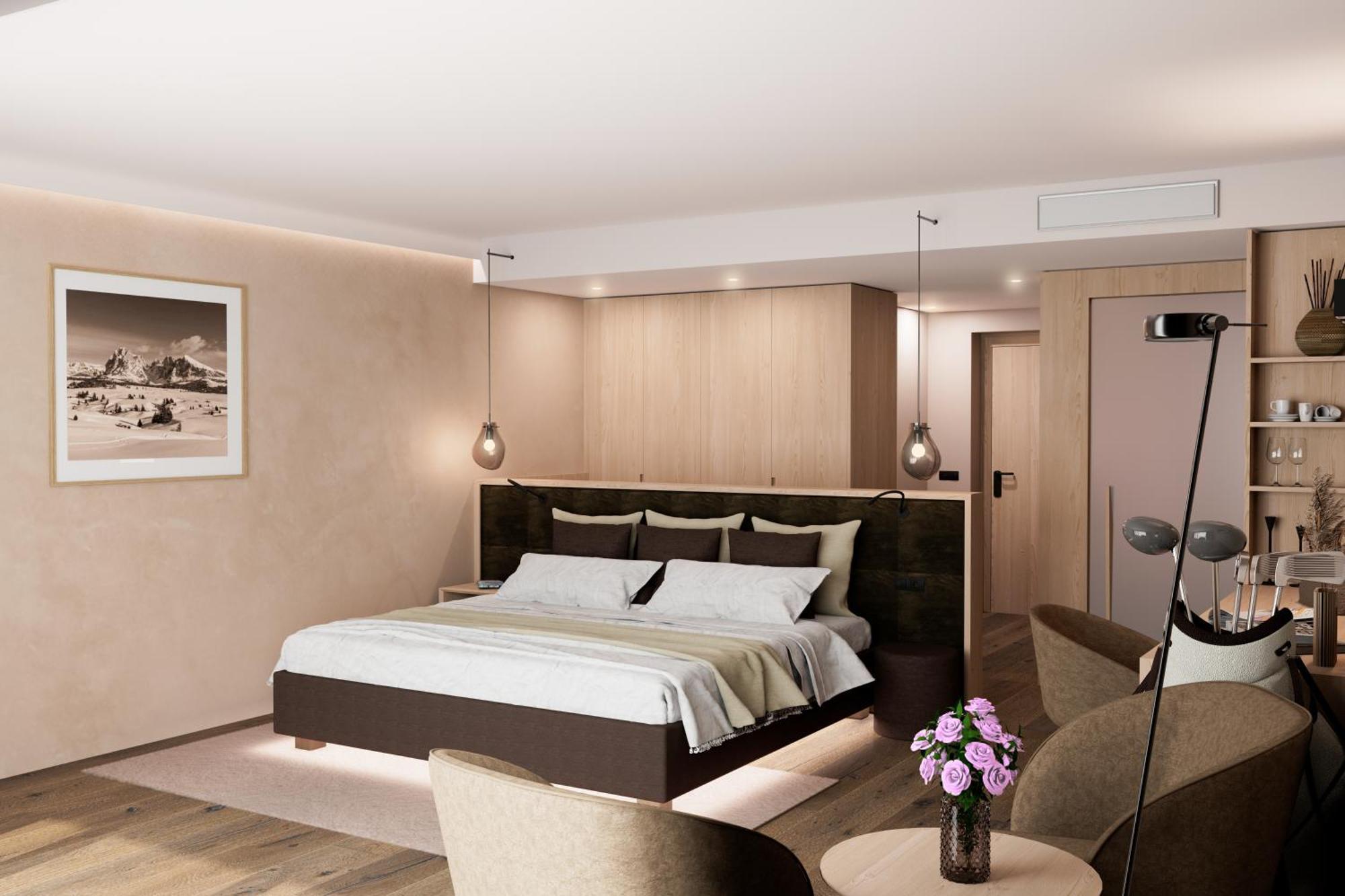 Hotel Alpenflora Castelrotto Chambre photo